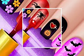 Glow Halloween Nails